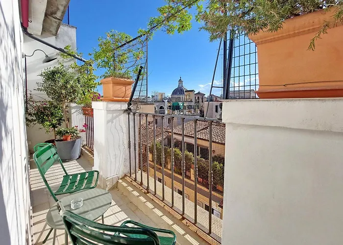 Colosseo Attico Particolare Terrazza Panoramica Roma